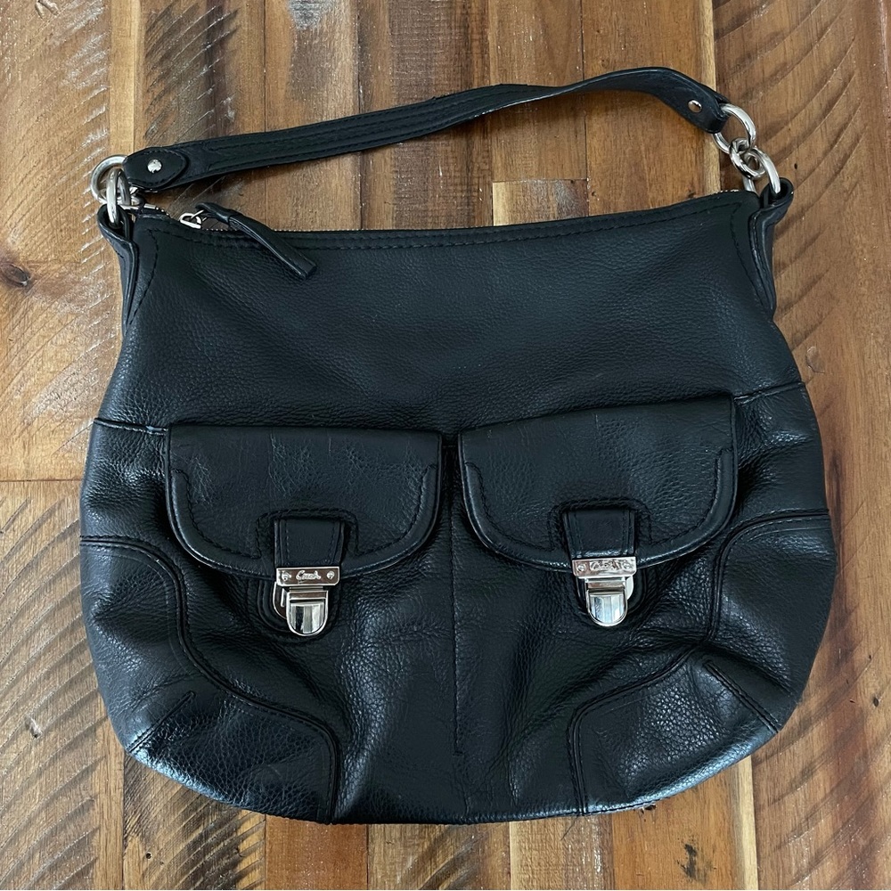 Coach Black Leather Bag